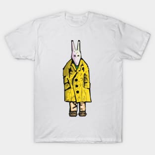 Raincoat Fox looking at you T-Shirt